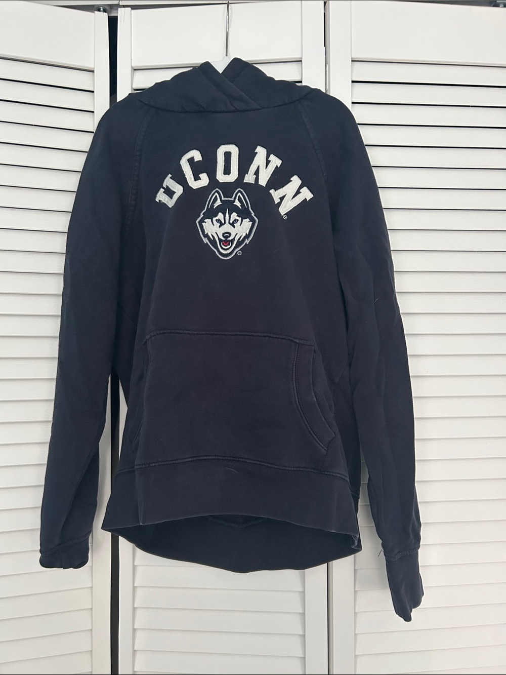 League UConn Huskies Navy Blue Pullover Hoodie